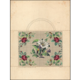 Modèle de broderie. Sac.