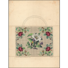 Modèle de broderie. Sac.