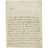 Lettre au docteur Le Canu. 