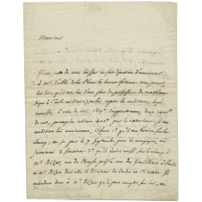 Lettre au docteur Le Canu. 