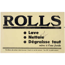 Buvard publicitaire. Rolls.
