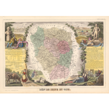 Atlas national illustré. Dépt de la Seine et Oise. Région du Nord N°75.