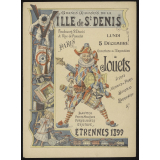 Grands magasins de la ville de St Denis. Étrennes 1899.