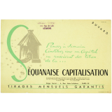 Buvard publicitaire. La Séquanaise Capitalisation. 