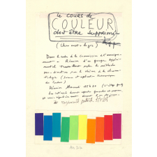 Le Cours de couleur doit être supprimé.