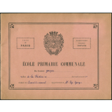 Cahier de travaux manuels. 