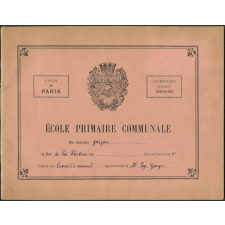 Cahier de travaux manuels. 
