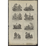 Contes de Madame d'Aulnay. Planche de l'imagerie de Lille. 