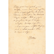Lettre à sa mère. 