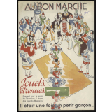 Au Bon Marché, Paris. Jouets, étrennes.