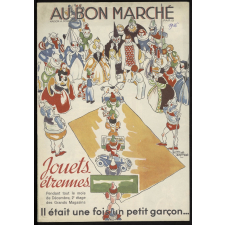 Au Bon Marché, Paris. Jouets, étrennes.