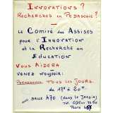 Innovations ? Recherches en Pédagogie ? Le Comité des Assises pour l'Innovation et la Recherche en Education Vous Aidera.