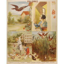 Tableau mural. Palomas.