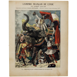 Naser-Sing tué par le Nabab de Canoul qui lui coupe la tête - L'empire français de l'Inde n°3.