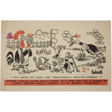 Buvard publicitaire. Ménard-Frères. Volailles. 