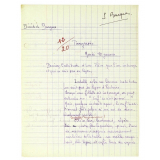 Devoirs de Français. 