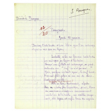 Devoirs de Français.
