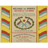 Papier d'emballage de bonbon à texte patriotique. 