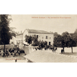 Nontron (Dordogne) - Vue Intérieure de l'Ecole Supérieure - Cour de l'Ecole Primaire.