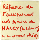 Réforme de l'enseignement école des mines de Nancy.