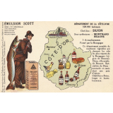 Émulsion Scott - Débilité générale, croissance, dentition, bronchite, rachitisme - Département de la Côte-d'Or - 328.881 habitants - Chef-lieu : Dijon - Sous-préfectures : Montbard, Beaune.