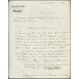 Lettre. 