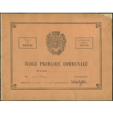 Cahier de travaux manuels. 