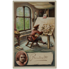 Rembrandt dans son atelier