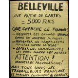 Belleville - Une partie de cartes = 5000 flics.