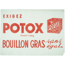 Buvard publicitaire. Potox. Bouillon gras sans égal.