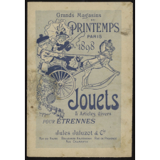 Grands magasins du Printemps, Paris. Jouets & articles divers pour étrennes 1898.
