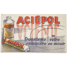 Buvard publicitaire. Aciépol.