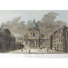 Vue de la Sorbonne côté de la Place.