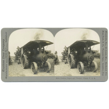 Traction Engine and Thresher, Illinois, , U.S.A.