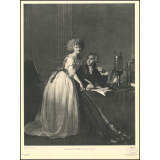 Antoine-Laurent Lavoisier (1743-1794) et sa femme.