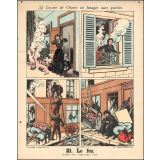 Tableaux muraux. 34 Leçons de Choses en Images sans paroles en tableaux muraux à raconter par les Petits. 21- Le feu. 22- La poste