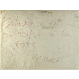 Balayer c'est participer à la grève.
