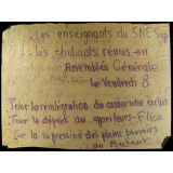 Pour la réintégration des camarades exclus.