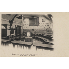 Ecole Primaire Supérieure de Fournes (Nord) - Salle spéciale de Dessin.