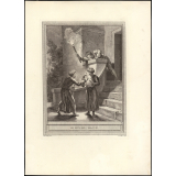 Fable de La Fontaine. Les deux Amis. Fable CLIII.