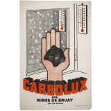 Buvard publicitaire. Carbolux des mines de Bruay.