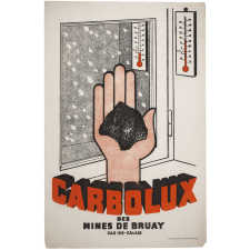 Buvard publicitaire. Carbolux des mines de Bruay.