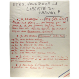 Êtes-vous pour la liberté du travail ?