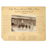 Le jeu du Colin-maillard à la baguette, Ecole maternelle de la Belle de Mai, Marseille.