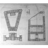 Parallèle de plans d'écoles secondaires. Exposition Universelle de 1878. Ecole Arago à Paris. Ecole Monge à Paris.