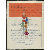 A la balle au mur (une à une).