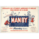 Buvard publicitaire. Manby.