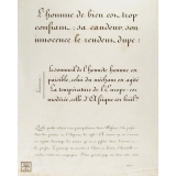 Modèle d'écriture. 