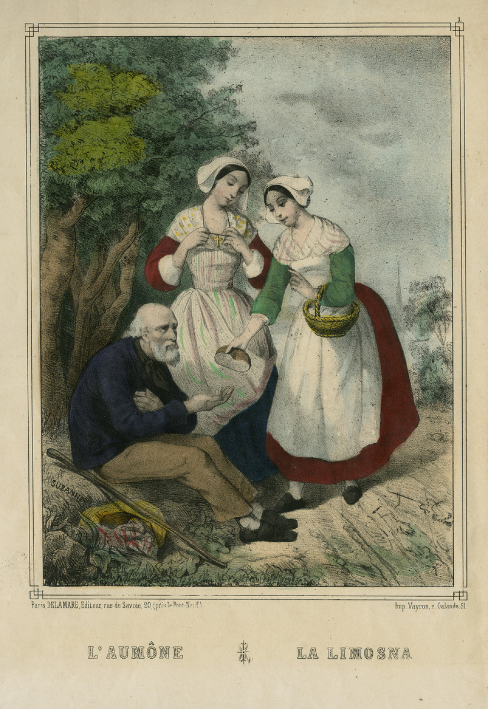 L'Aumône. La limosna.