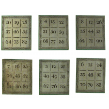 Cartons de loto. 